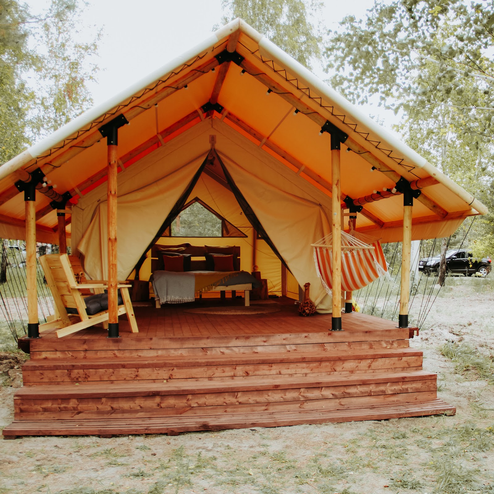 Глэмпинг Воздух леса