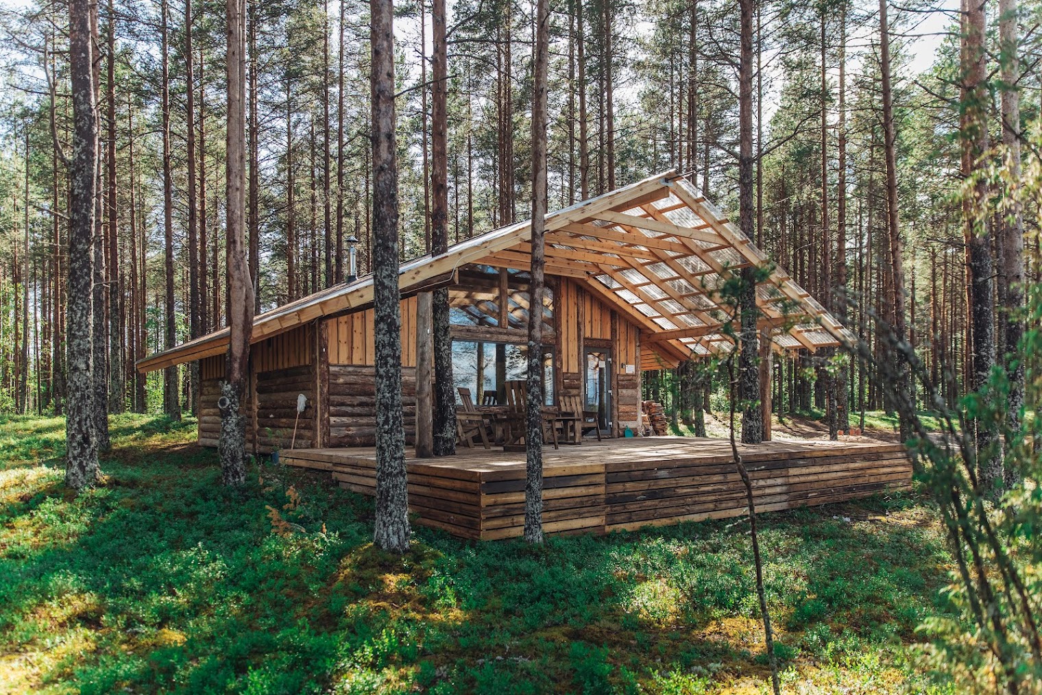 Гостевой комплекс Ангенлахти. База отдыха на берегу озера в Карелии.