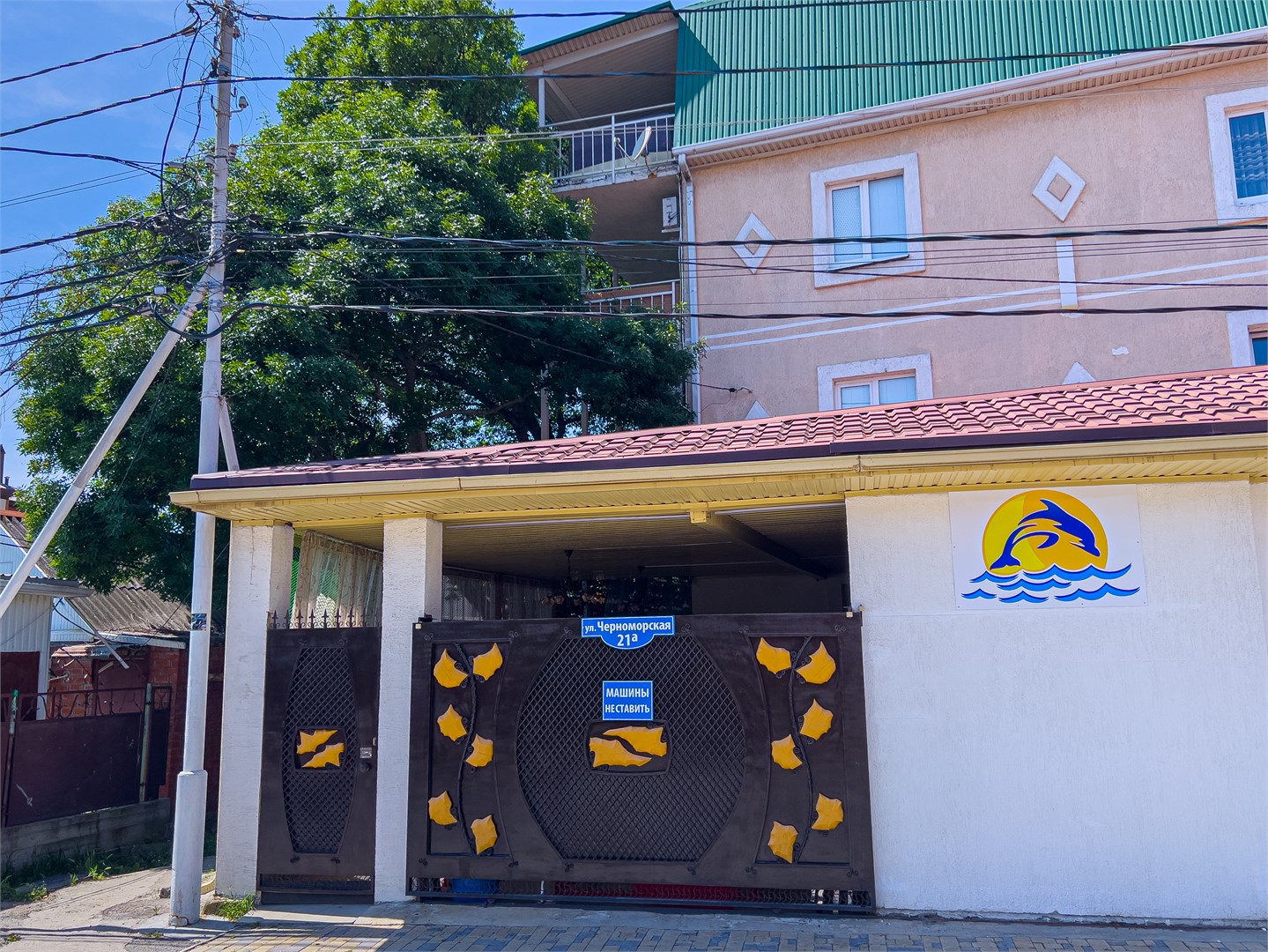 Дельфин на Черноморской